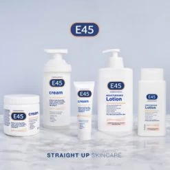 E45 Moisturising Lotion 500ml -Care Product Store 259661 359821 359823 359832 e45 cream dry skin group