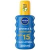 Nivea Sun Protect & Moisture Sun Spray Spf 15 200ml -Care Product Store 274620 nivea sun protect and moisture spf15 sun lotion spray 200ml