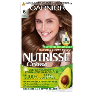 Garnier Nutrisse Creme Permanent Hair Dye - Light Brown 3 Garnier Nutrisse Creme Permanent Hair Dye - Light Brown