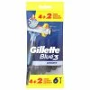 Gillette® Gillette Blue Smooth Razors 6pk -Care Product Store 332850 gillette blue 3 smooth razors 6pk