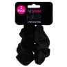 Style Studio Hair Scrunchies 2pk - Black