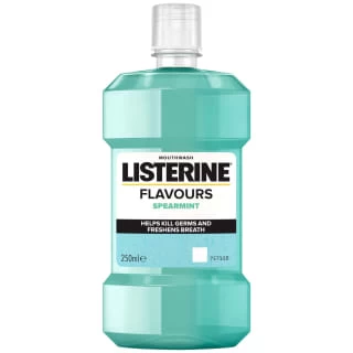 Listerine Spearmint Mouthwash 250ml 3 Listerine Spearmint Mouthwash 250ml