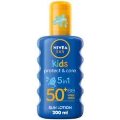 Nivea Kids Moisturising Spf 50 Sun Cream Spray 200ml