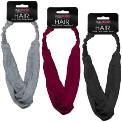 Style Studio Jersey Twist Headband - Pink -Care Product Store 346013 jersey twist headband group