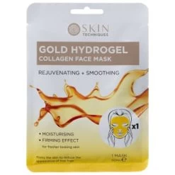 Skin Techniques Gold Hydrogel Collagen Face Mask