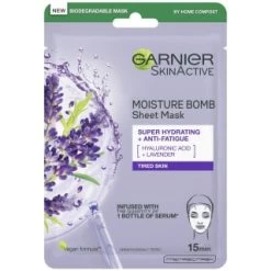 Garnier SkinActive Moisture Bomb Tissue Mask - Lavender