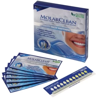 B&M Molarclean Advanced Teeth Whitening Strips 14pk 3 B&M Molarclean Advanced Teeth Whitening Strips 14pk