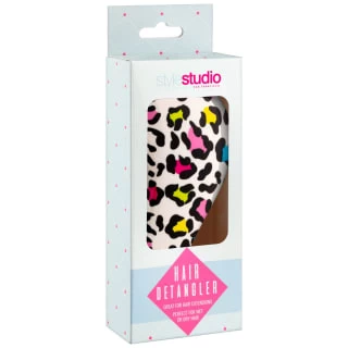 Style Studio Detangling Hair Brush - Leopard Print 6 Style Studio Detangling Hair Brush - Leopard Print - Image 4