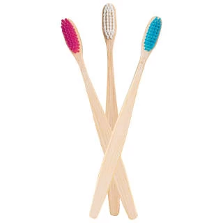 B&M Bamboo Toothbrushes 3pk 3 B&M Bamboo Toothbrushes 3pk