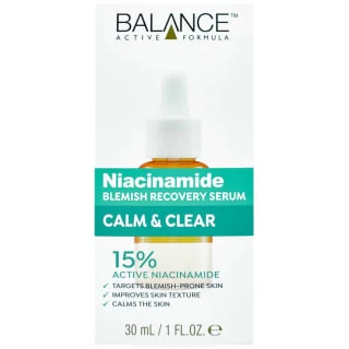 B&M Balance Niacinamide Blemish Recovery Serum 30ml 3 B&M Balance Niacinamide Blemish Recovery Serum 30ml