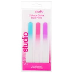 Style Studio Glass Nail Files 3pk