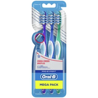 Oral B Oral-B Pro Expert Toothbrushes 3pk 3 Oral B Oral-B Pro Expert Toothbrushes 3pk