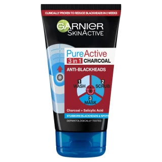Garnier SkinActive 3-in-1 Anti-Blackhead 150ml 3 Garnier SkinActive 3-in-1 Anti-Blackhead 150ml