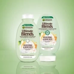 Garnier Ultimate Blends Shampoo 400ml - Almond Milk -Care Product Store 395933 395934 gernier ulimate blends shampoo and conditioner almond milk 1
